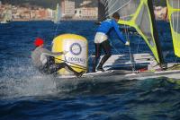 Los españoles ya lideran en 470 M y F, Finn y Laser Radial en Palamós