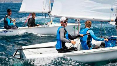 Los vigueses Martín Wizner y Pedro Ameneiro, campeones de Europa de 420