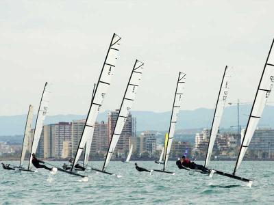 Luc Dubois gana el Circuito Nacional de Catamaranes clase A del Club de Vela de Pobla Marina