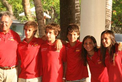 Luis Cabrera escala puestos en el Mundial de Optimist, en República Dominicana