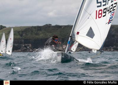 Luis Díaz, nuevo campeón de Asturias de Laser Radial.