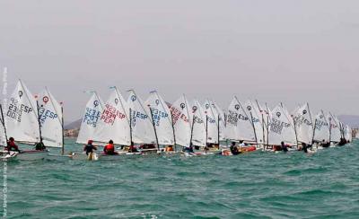 López, Gelpi y Maqueda lideran la general de la MAR MENOR OPTIMIST RACE