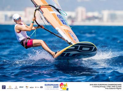 Manchón (RS:X femenino) y Pastor (RS:X masculino) finalizan novenos en el Campeonato de Europa de windsurf