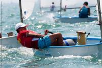 Manuel Álvarez-Dardet y Marina León, los mejores españoles en el europeo de Optimist en Bulgaria