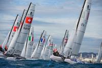 Marie Mazuay y Clément Guignard lideran la Nacra 15 European Super Series de Barcelona