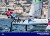 Martínez y Maslivets, segundos en Nacra 17 antes de la regata final de la Copa del Mundo de Génova