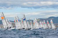 Mateo Leclercq y Mathieu Pinsart, primeros líderes del Mundial de Nacra 15 - Trofeo Internacional Ciudad de Barcelona