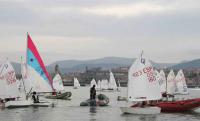 Medio centenar de promesas de la vela ligera vasca participaron en aguas del Abra en el IX Memorial Eduardo Erecacho