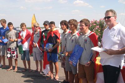 Nahuel Rodríguez finaliza tercero en el Europeo juvenil de Láser 4.7 