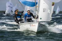 Onán Barreiros y Juan Curbelo, medalla de bronce en la Copa del Mundo de Miami en la clase 470 