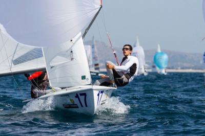 Onán Barreiros y Juan Curbelo dan el salto al Oro provisional en Atenas en el europeo de 470