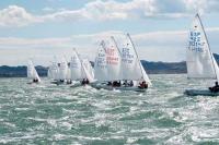 Pablo Fresneda y Francisco Martín-Lagos levantan la copa de Andalucía de Snipe en aguas almerienses   