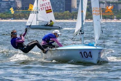 Paula e Isabel Laiseca, subcampeonas del mundo de la clase 420 