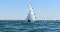 Pere Crespo roza el título de campeón de España de Patín a Vela en Cádiz