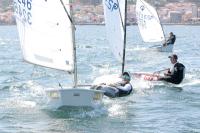 Primera jornada en la Regata GADIS para la vela de iniciación en la Ría de Arousa