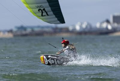 Pulido en la Medal Series del europeo de Formula Kite