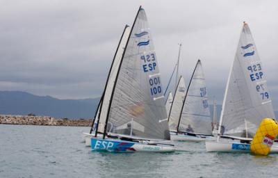 Rafa Trujillo oro en el nacional de Finn disputado en La Línea