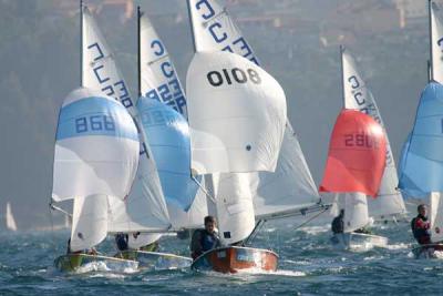 Regata Caixanova de la clase Cadete. RCN de Vigo