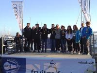 Ricard Castellví y Bea Muro, del Club Nàutic Cambrils, se proclaman Campeón y Campeona de Cataluña de Láser 4.7. 