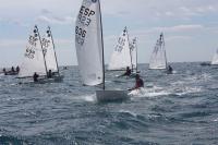 Sven Stadel, del RCN Denia, campeón de la Copa de España de la clase Europa, en el RCN Torrevieja