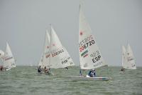 Todo abierto en Standard y casi decidido en Radial de cara a la jornada final del Europeo de Laser s21 en el Mar Menor