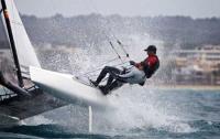 Toni Rivas y Laia Tutzó del Team Sperry vencedores de la Copa de España de catamaranes.