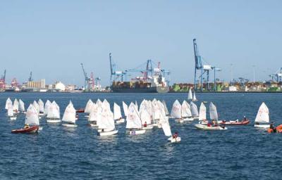 Trofeo de Navidad de optimist en el RCN Gran Canaria