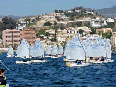 Victorias repartidas en el Provincial de Optimist de Málaga y Campo de Gibraltar