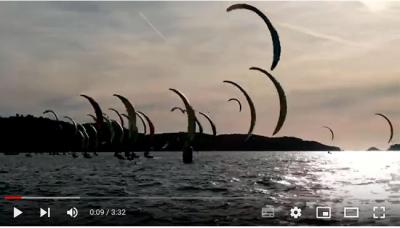 Vídeo noticia. Campeonato de Francia de Kitefoil 