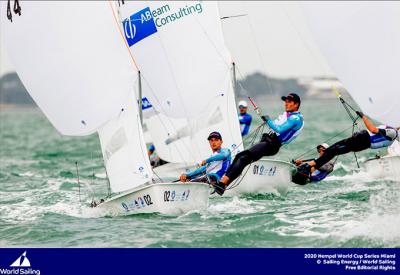 Word Cup de Miami Joaquín Blanco se mantiene líder en Laser