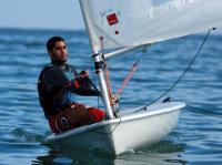 Yasir Mohamed, campeón de la copa Melilla de laser radial