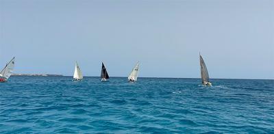 El Tritón Clínica Veterinaria Bari alza la II Copa de Vela Latina del Sur