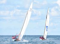 Poeta Tomás Morales Clipper vence en el accidentado inicio de la Vela Latina Canaria