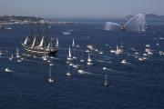 Salida de Vigo del Atlantic Challenge. Tall Ship Race