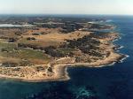 Costa S de Mallorca. Al fondo el Cap de ses Salines