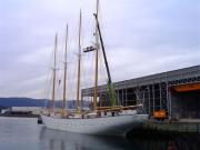 Santa María Manuela en su última transformación en Factoría Naval de Marín