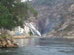 Estuario del Xallas y la cascada al fondo
