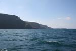 La costa hacia el W desde Quintres