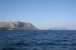 La costa hacia el W desde Punta Cérdigo