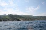 La costa al SSW