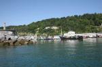 Bocana del puerto pesquero de Hondarribia