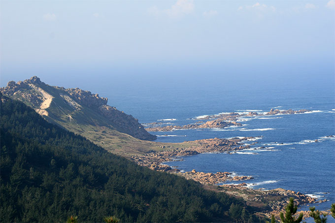 Cabo Veo y piedras A Cagada Grande
