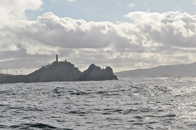 Cabo Vilan desde el N de pa Pta. do Boi