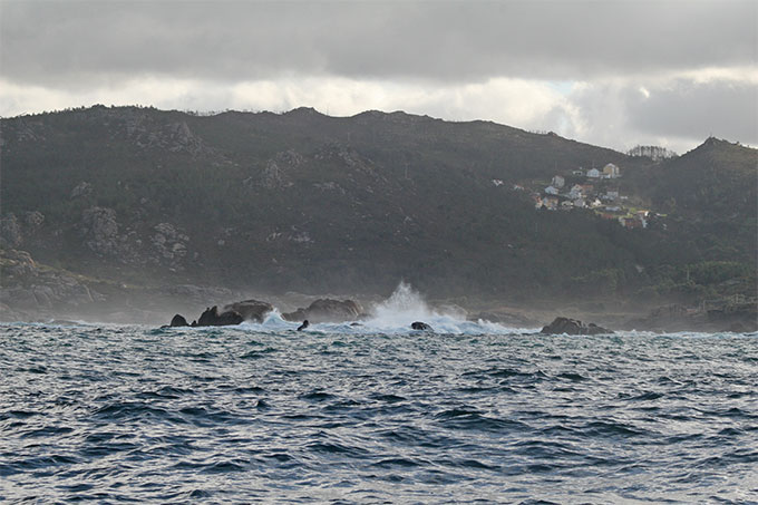 Rompientes en Santa Mariña