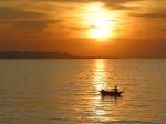 Pescando al ocaso