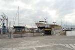Getaria. Marina seca y pozo del travel lift