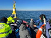 El IEO atribuye el origen de la mancha blanca del Mar Menor a la precipitación de carbonato cálcico