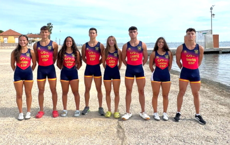 Equipo nacional sub19 beach sprint