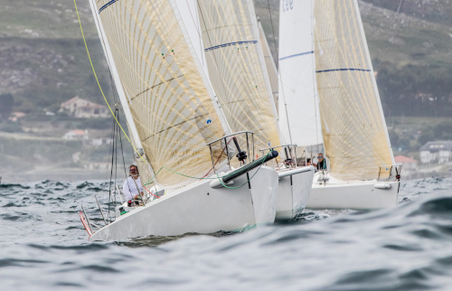 Jaime Barreiro y Javier Porto son los actuales campeones gallegos de J80 masculino - Foto Rosana Calvo