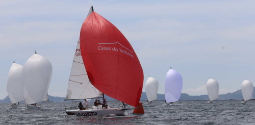 Marias del lusitano Manuel María Cunha, el mayor rival de la flota española, comenzo su participación con victoria y ahora es segundo igualado con Okofen de Javier Gándara (Foto Moebius)